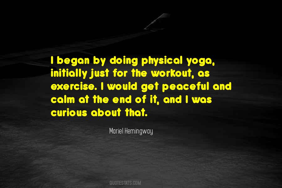 Yoga Exercise Quotes #363382