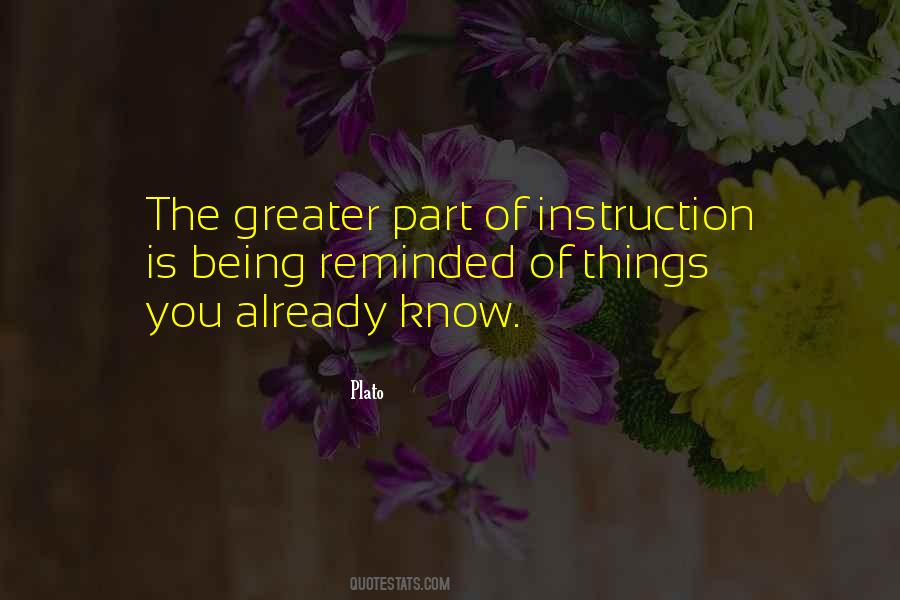 You Already Know Quotes #1425065