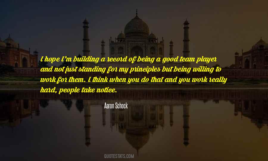 You Are A Team Player Quotes #49229