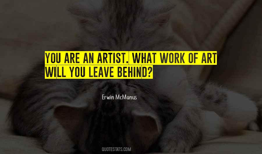 You Are An Artist Quotes #1568029