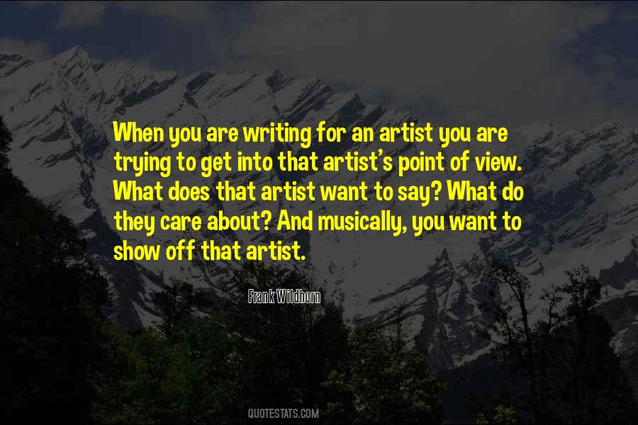 You Are An Artist Quotes #352051