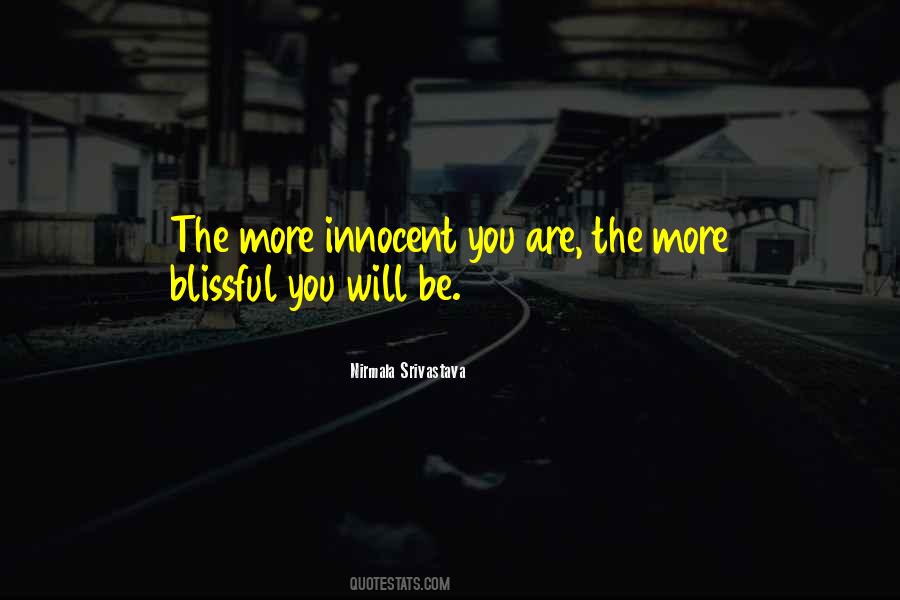 You Are Innocent Quotes #277348