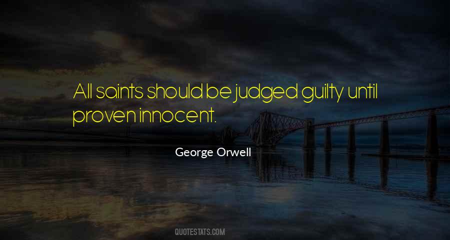 You Are Innocent Until Proven Guilty Quotes #60113
