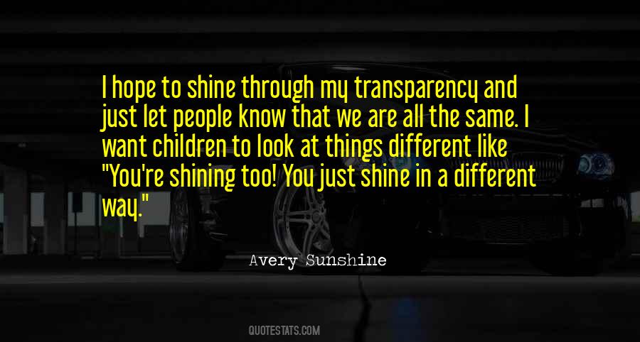 You Are Like Sunshine Quotes #1601986