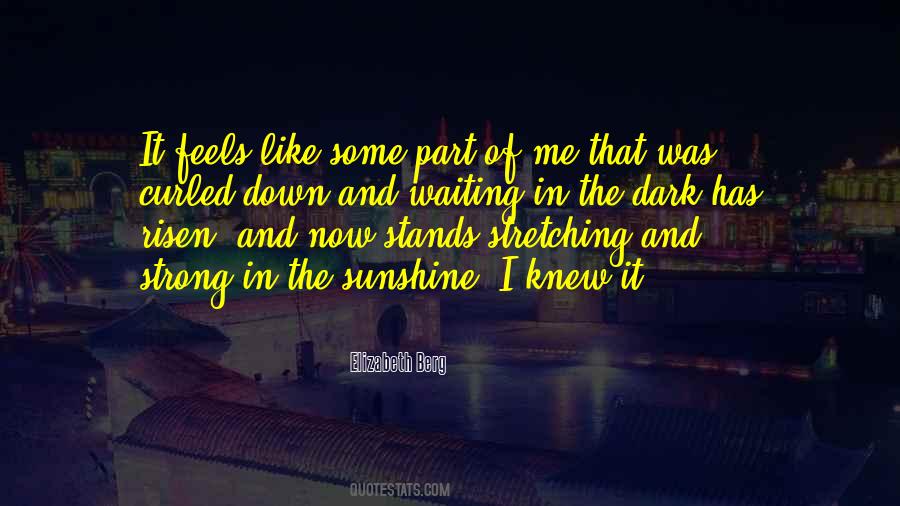 You Are Like Sunshine Quotes #1872108