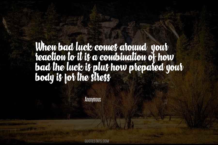 You Are My Luck Quotes #9914