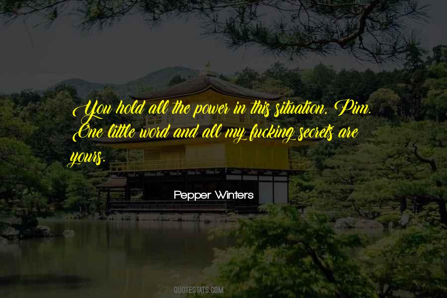 You Are My Power Quotes #1498385