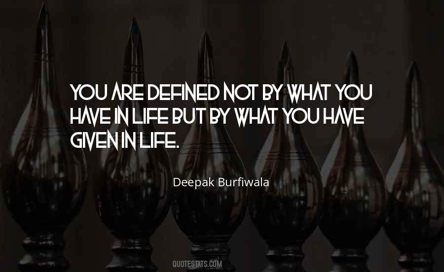 You Are Not Defined By Quotes #1045058