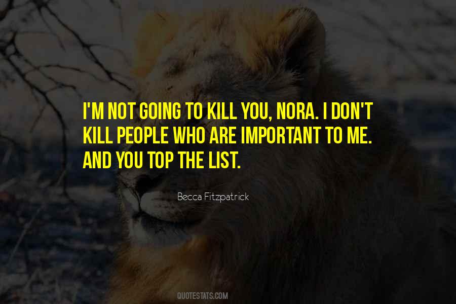 You Are Not Important To Me Quotes #1265951