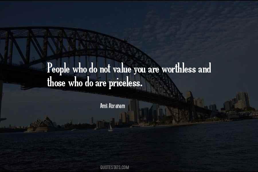 You Are Priceless Quotes #1701335