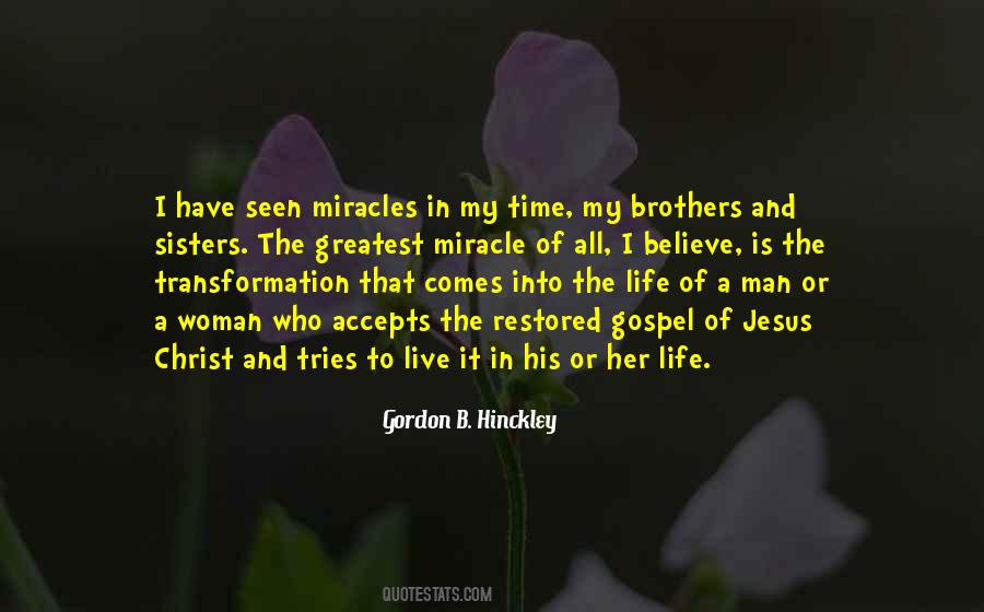 Quotes About The Miracle Of Life #639593