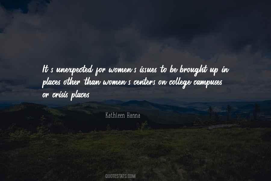 Quotes About Unexpected Places #1004096
