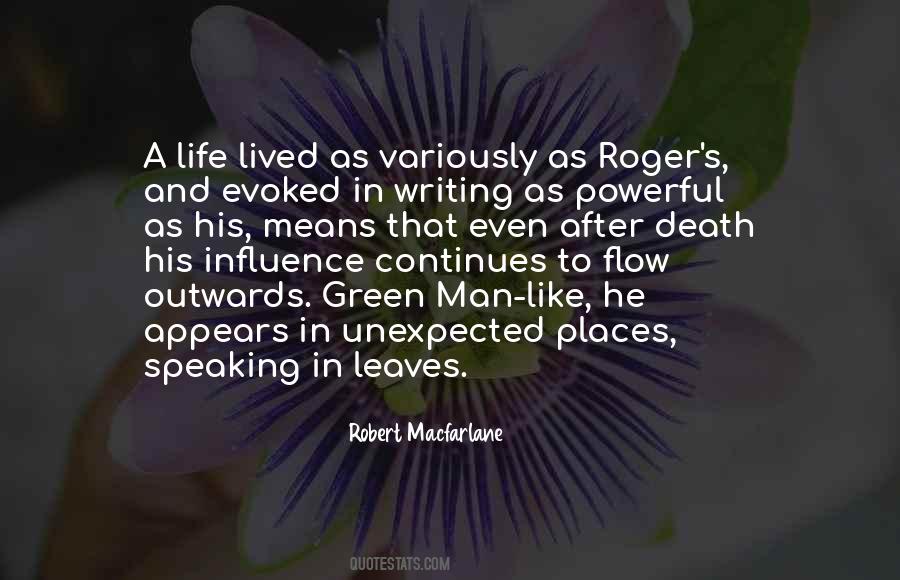 Quotes About Unexpected Places #1790874