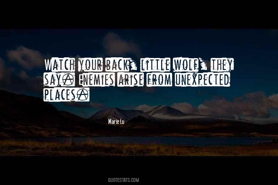 Quotes About Unexpected Places #258282
