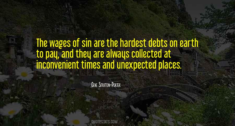 Quotes About Unexpected Places #345377