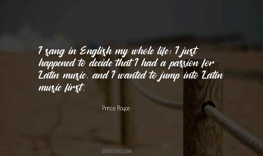 Quotes About Passion For Music #1403691