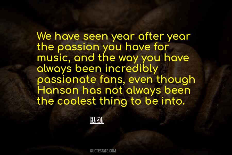 Quotes About Passion For Music #1669174