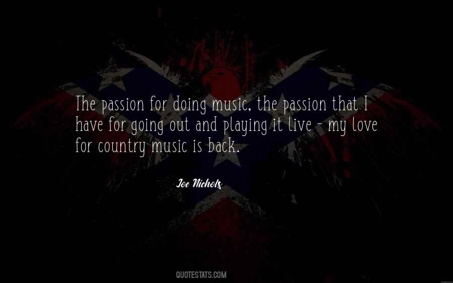 Quotes About Passion For Music #791767