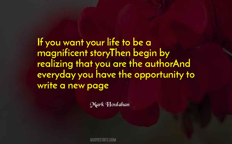 You Are The Author Of Your Own Life Story Quotes #1359781