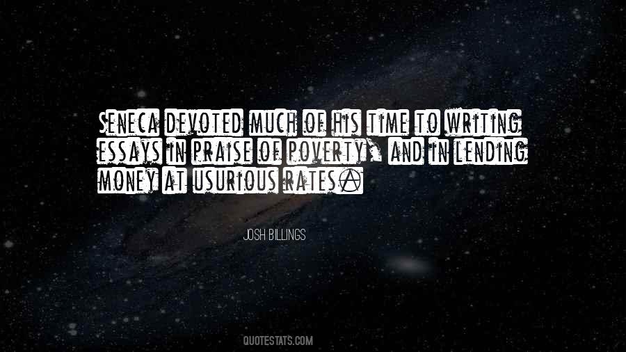 Quotes About Money And Poverty #1165468