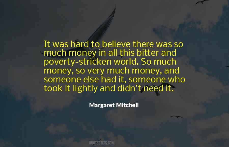 Quotes About Money And Poverty #1372607