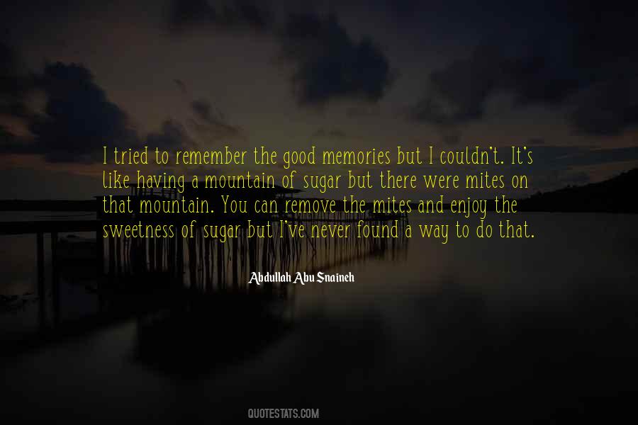 Quotes About Memories #1760438