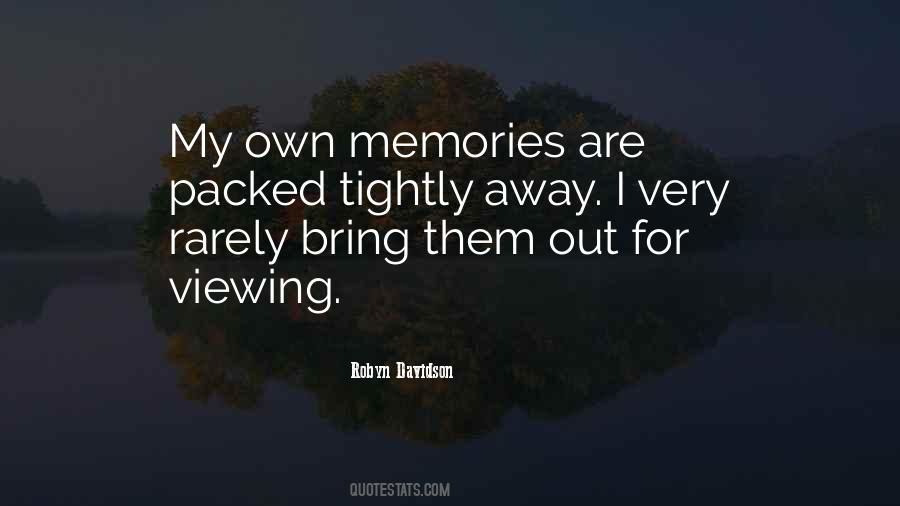 Quotes About Memories #1791803
