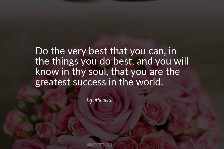 You Are The Best In The World Quotes #1739099