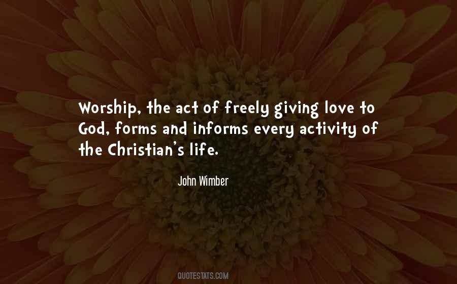 Quotes About Christian Worship #287465