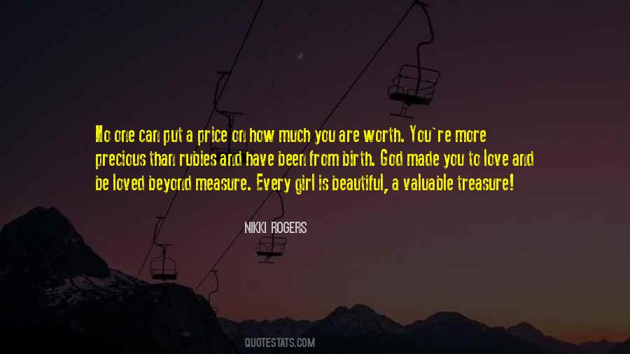 You Are Worth More Than Quotes #1777708