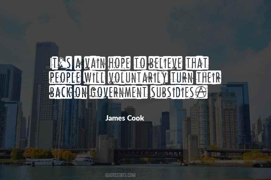 Quotes About Government Subsidies #1729803