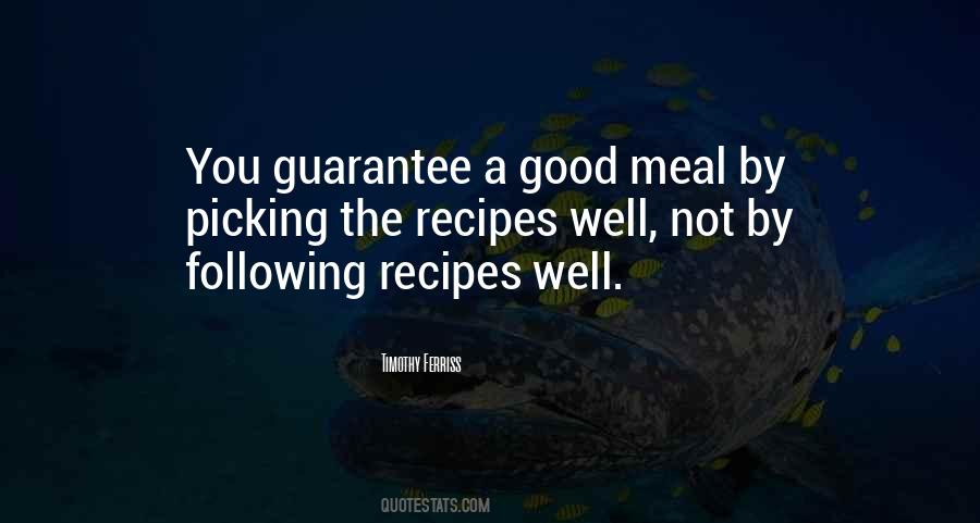 Quotes About A Meal #78965