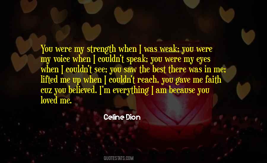 You Believed In Me Quotes #799451