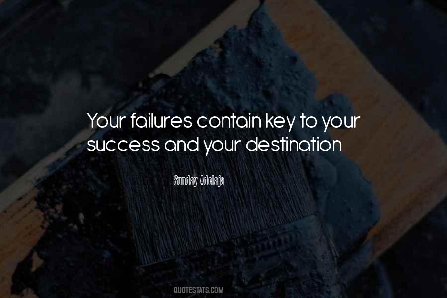 Quotes About Failure Is The Key To Success #155532