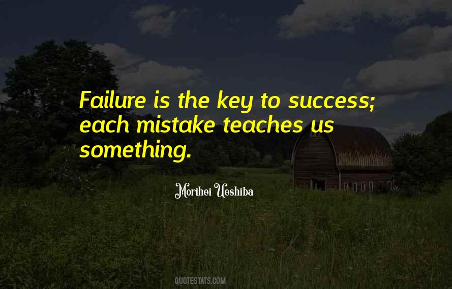 Quotes About Failure Is The Key To Success #1811389