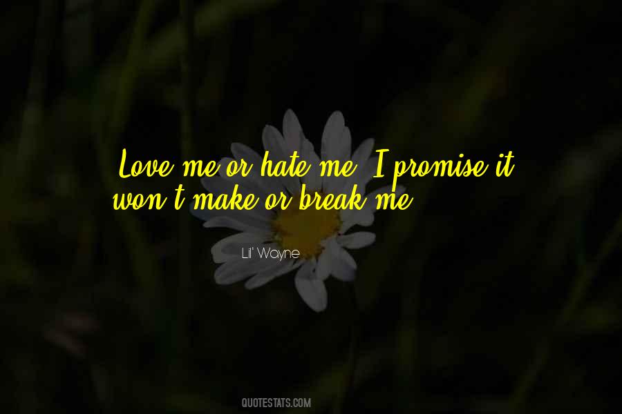 You Break Your Promise Quotes #1041831