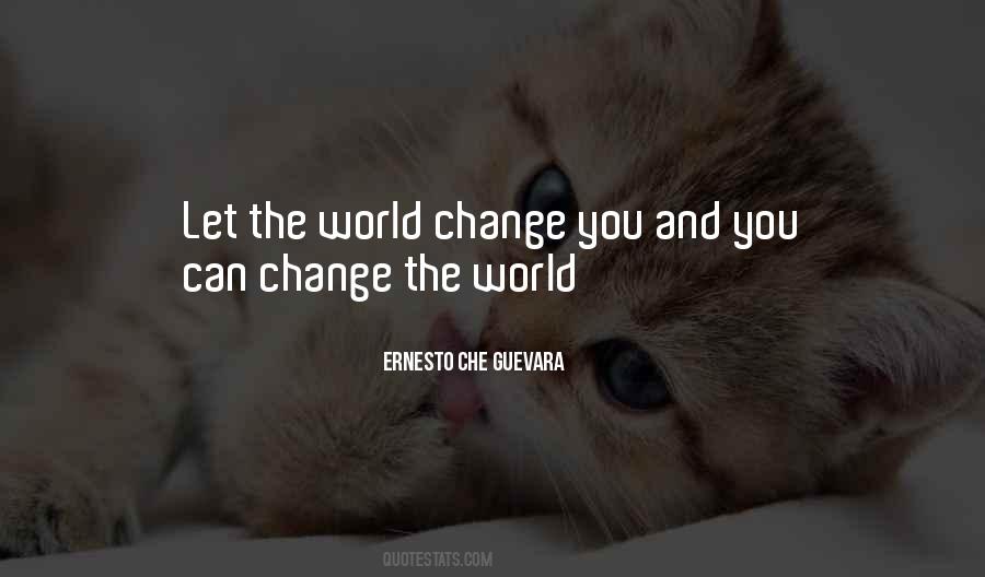 You Can Change The World Quotes #1872975