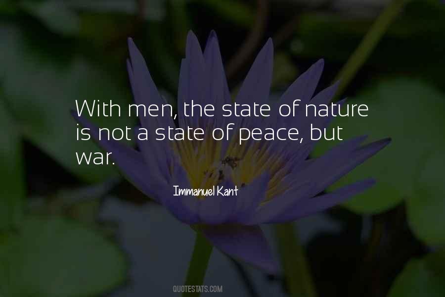Quotes About State Of Nature #1484300