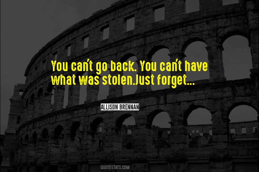 You Can Go Back Quotes #116200