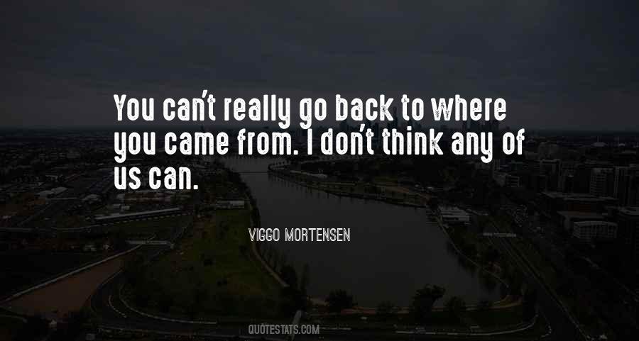 You Can Go Back Quotes #184487