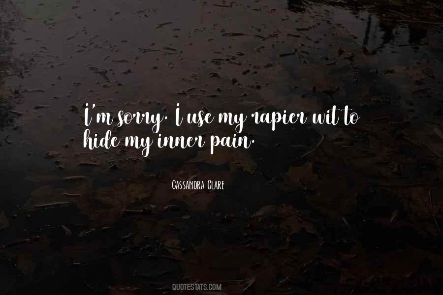 You Can Hide The Pain Quotes #867390