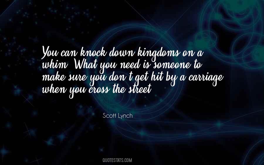 You Can Knock Me Down Quotes #300995