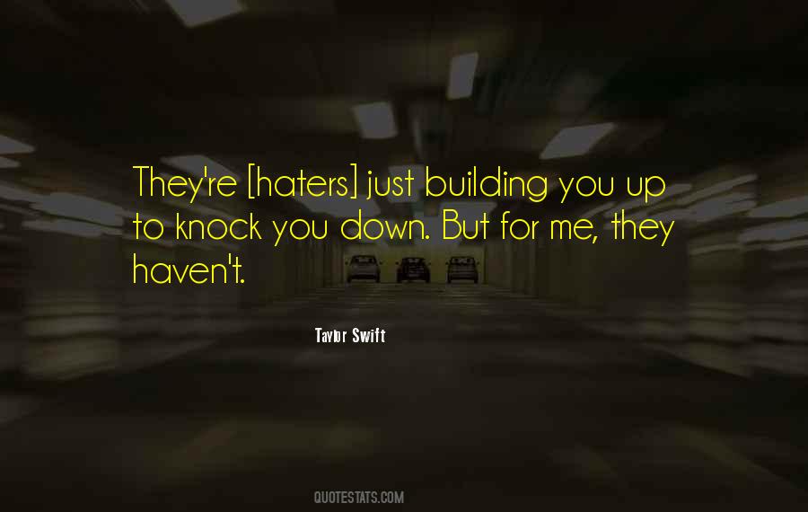 You Can Knock Me Down Quotes #62230