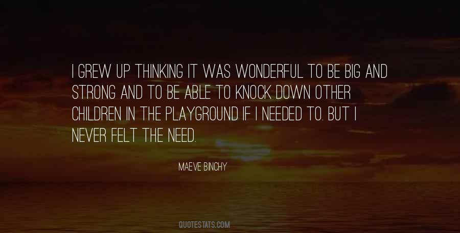 You Can Knock Me Down Quotes #7223