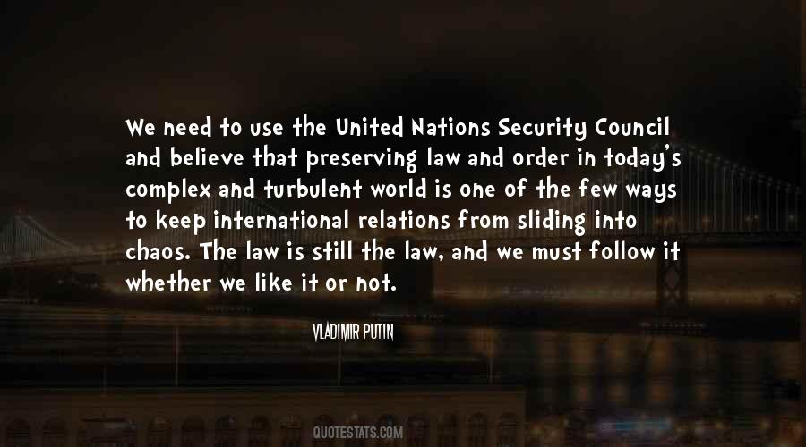 Quotes About Security Council #1500238