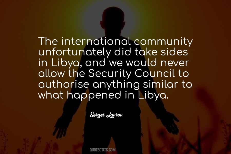 Quotes About Security Council #231198