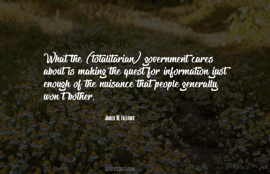 Quotes About Totalitarian Government #1611800
