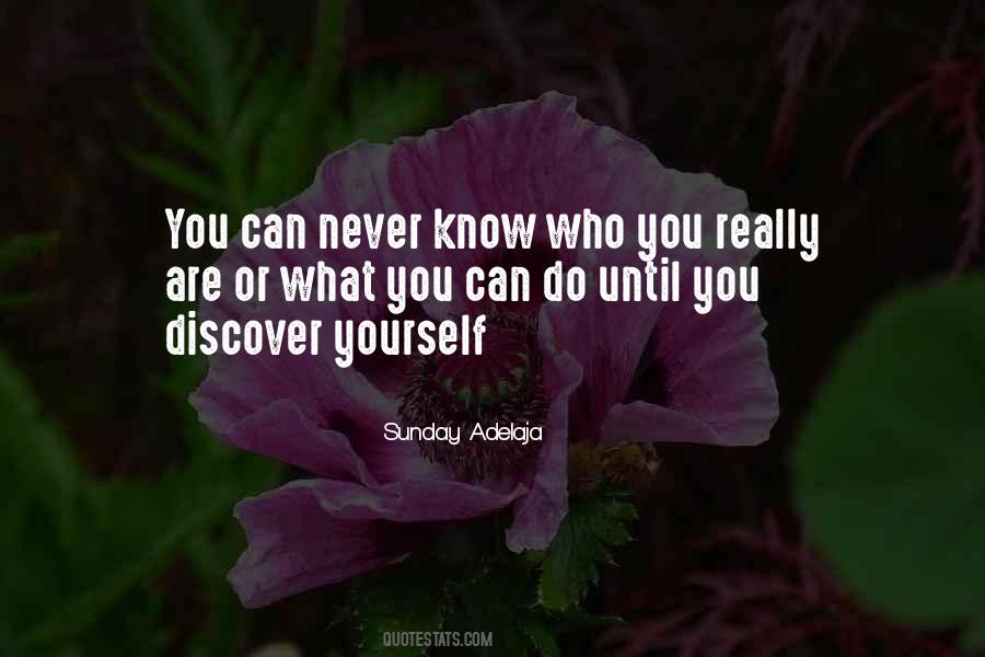 You Can Never Know Quotes #1872427