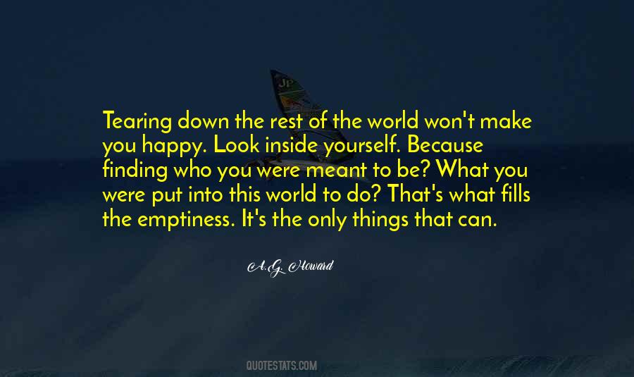 You Can Only Be Happy Quotes #1518942