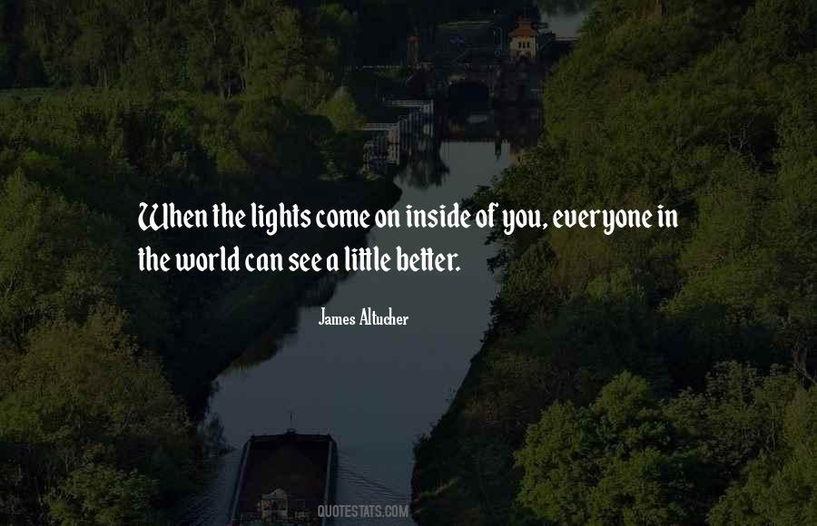 You Can See The Light Quotes #1410286
